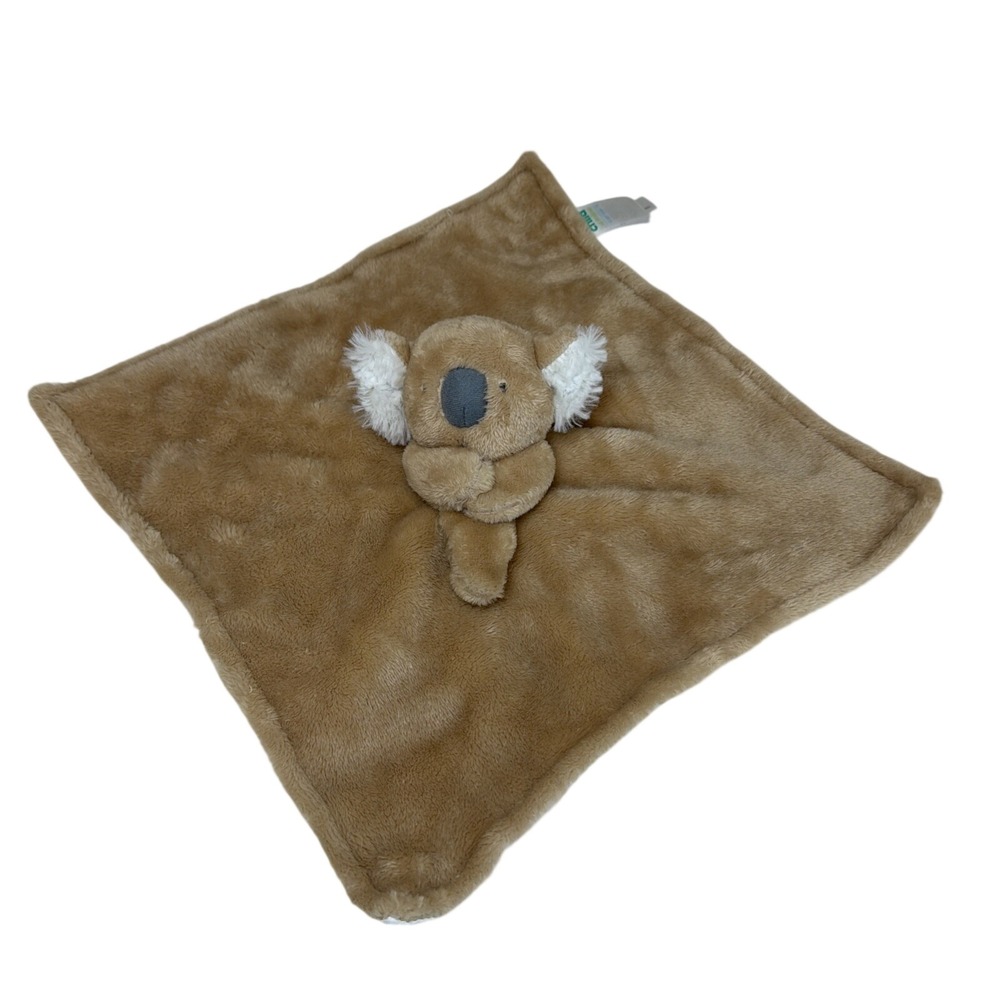 Child of‎ Mine Carters Brown Koala Bear Baby Lovey Security Blanket Satin 68159
